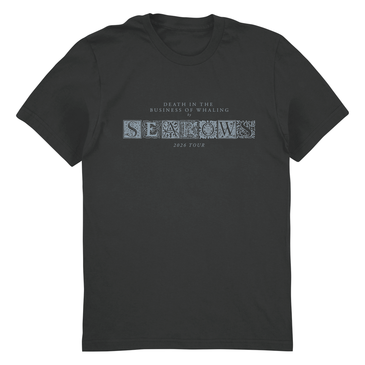 Searows Death in the Business of Whaling UK/EU 2026 Tour T-Shirt (Coal)