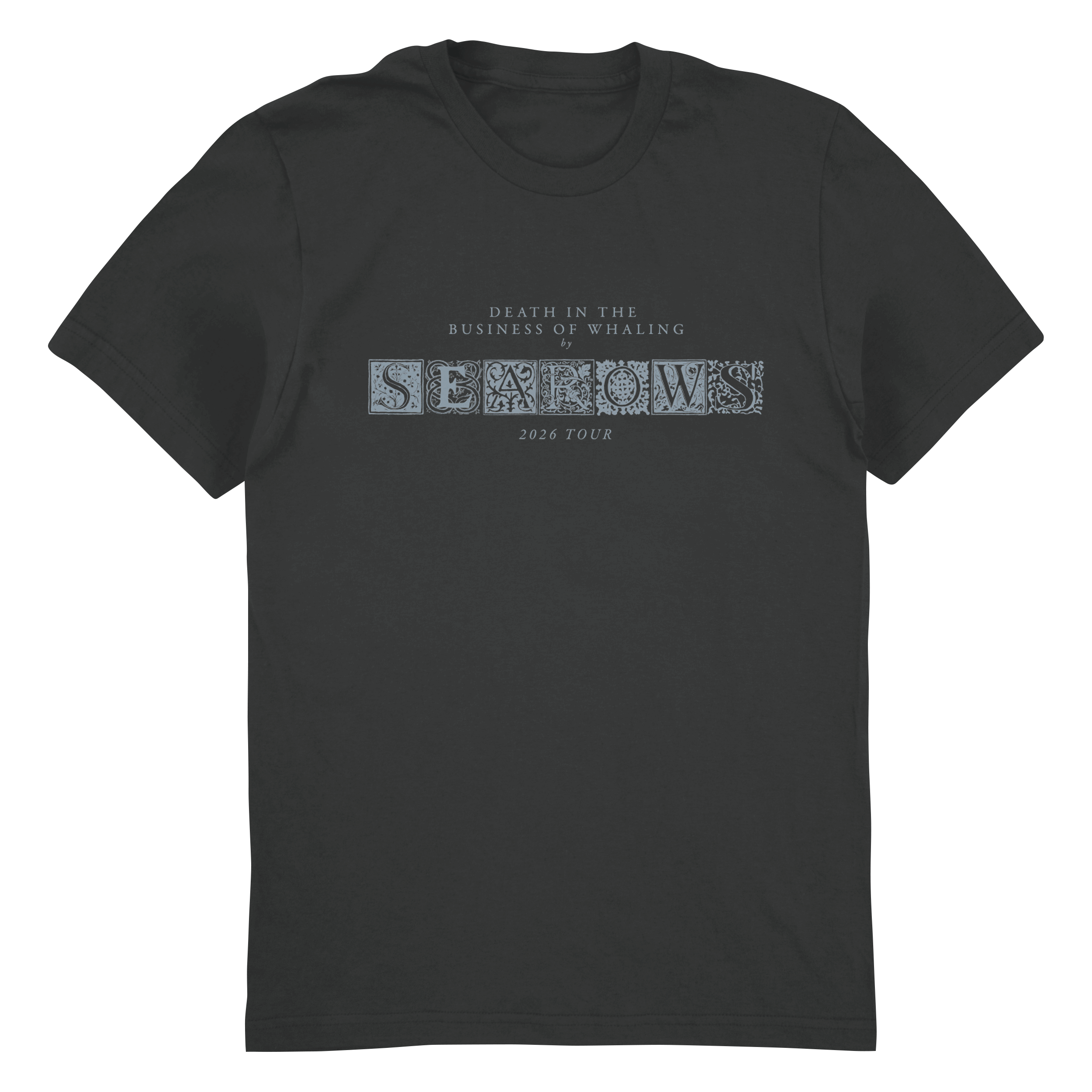 Searows Death in the Business of Whaling UK/EU 2026 Tour T-Shirt (Coal)