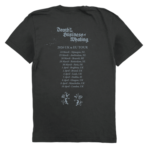 Searows Death in the Business of Whaling UK/EU 2026 Tour T-Shirt (Coal)